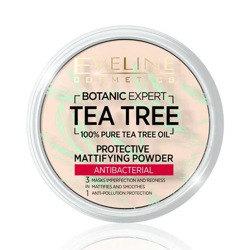 Eveline Cosmetics TEA TREE Puder matujący o właściwościach antybakteryjnych 01 transparent 9g