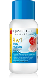 Eveline Cosmetics Total Action 8w1 Zmywacz do paznokci 150ml