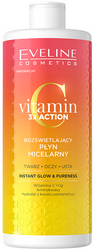 Eveline Cosmetics Vitamin C 3x Action Rozświetlający płyn micelarny 500ml