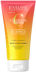 Eveline Cosmetics Vitamin C 3x Oczyszczający żel-esencja do mycia twarzy 150ml