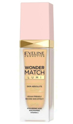Eveline Cosmetics Wonder Match Lumi rozświetlający podkład 20 Nude Warm