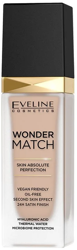 Eveline Cosmetics Wonder Match luksusowy podkład dopasowujący się do skóry 12 Light Natural 30ml