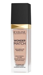 Eveline Cosmetics Wonder Match luksusowy podkład dopasowujący się do skóry 35 Sunny Beige 30ml