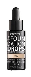 GOSH Foundation Drops - Podkład do twarzy 002 Ivory, 30 ml [KOSM001]