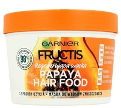 Garnier Fructis Papaya Hair Food Regenerująca maska do włosów 390ml