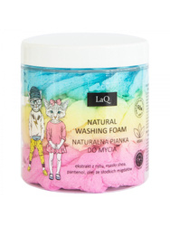 LaQ Natural Washing Foam Naturalna pianka dla dzieci do mycia rąk ciała i włosów Guma balonowa 100g