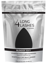 Long4Lashes Blender Soft Wyjątkowa miękka gąbka do makijażu Czarna