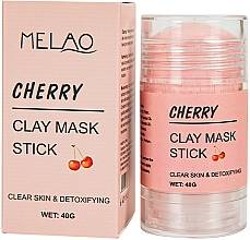 MELAO Cherry Clay Mask Stick Maseczka do twarzy w sztyfcie oczyszczająco detoksykująca 40g