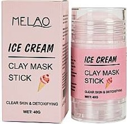 MELAO Ice Cream Clay Mask Stick Maseczka do twarzy w sztyfcie oczyszczająco detoksykująca 40g
