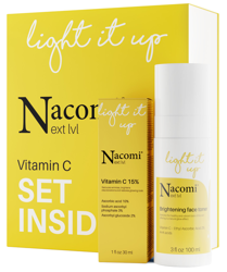 Nacomi Next Level Vitaminc C Set zestaw prezentowy Tonik + Serum