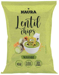 Naura Lentil chips wasabi KRÓTKI TERMIN Outlet