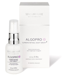 SENSUM MARE AlgoPro skoncentrowane serum regenerująco-korygujące z retinalem 0,16% na noc 30ml