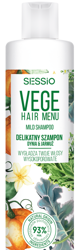 SESSIO Vege Hair Menu Dynia Jarmuż delikatny szampon wygładzający do włosów wysokoporowatych 300ml