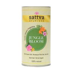 Sattva Jumgle Bloom Sól do kąpieli o działaniu relaksującym i zapachu kwiatów dżungli 300g