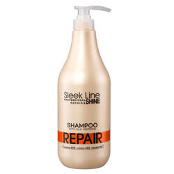Stapiz Sleek Line Repair- Szampon regenerujący do włosów zniszczonych i suchych, 1000 ml