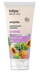Tołpa Dermo Hair Enzyme emolientowa odżywka Shine 200ml
