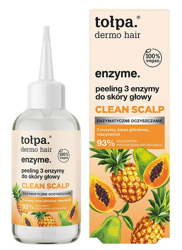 Tołpa Dermo Hair Enzyme peeling 3 enzymy do skóry głowy Clean Scalp 100ml