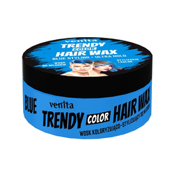 Venita Trendy Color Hair Wax Wosk koloryzujący do stylizacji włosów - BLUE 75g