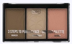 Wibo 3 Steps To Perfect Face Contour Palette Paleta do konturowania twarzy