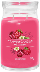 Yankee Candle Świeca zapachowa Świeca duża Red Raspberry 567g