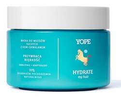 Yope Hydrate My Hair Przywracająca miękkość maska do włosów suchych z hemi-skwalanem  250ml