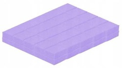 Zestaw mini bloków polerskich fioletowy 50szt