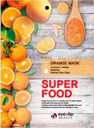 eyeNlip Beauty SuperFood Orange Maska w płachcie o działaniu rozświetlającym, uelastyczniającym i kojącym 23ml