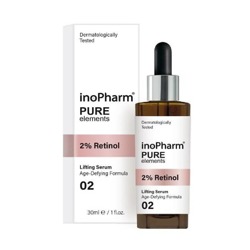 inoPharm PURE elements 2% Retinol Odmładzające serum do twarzy z 2% retinolem 30ml