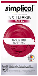 simplicol Barwnik do tkanin Expert Ruby Red 150ml+400g